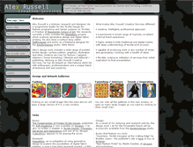 Tablet Screenshot of alexrussell.com